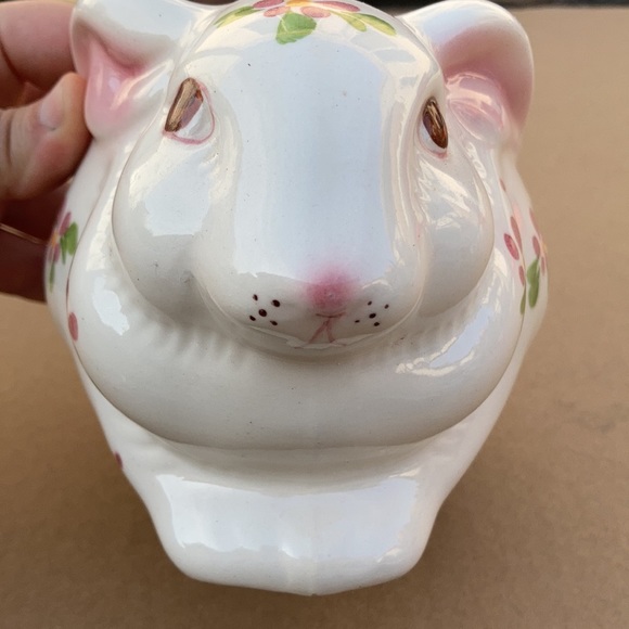 E SOLD Vintage WEISS bunny planter summer Avon Mother’s Day May Mom Garden - Picture 3 of 11